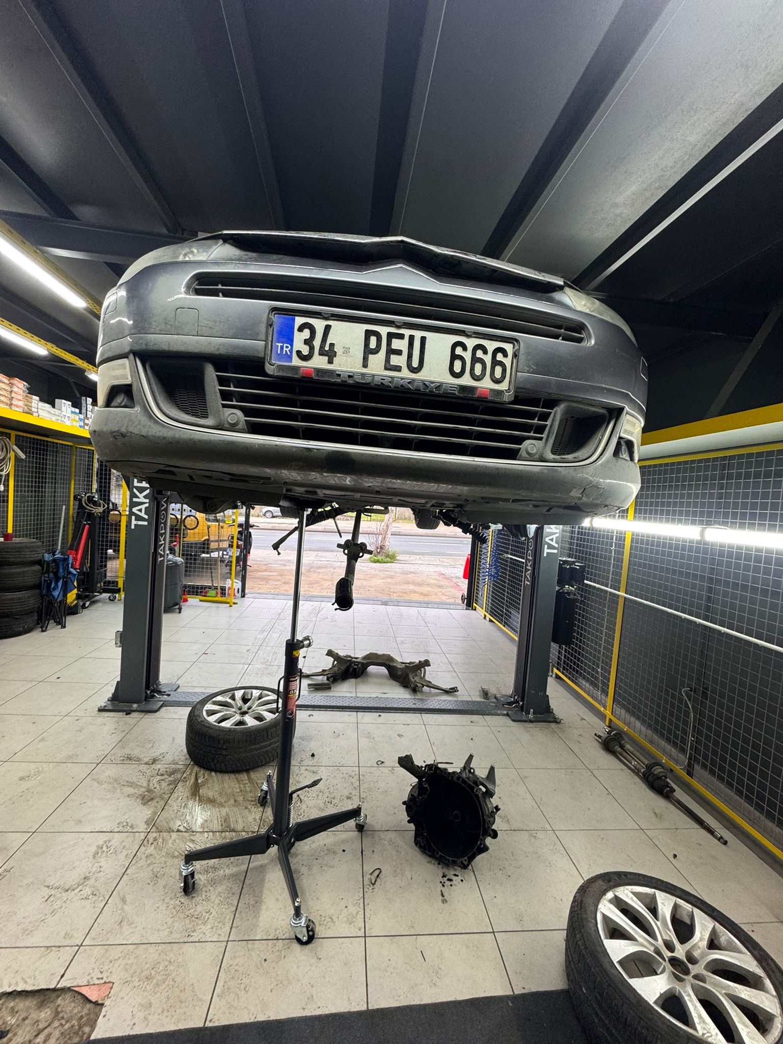 Motor onarım detayı